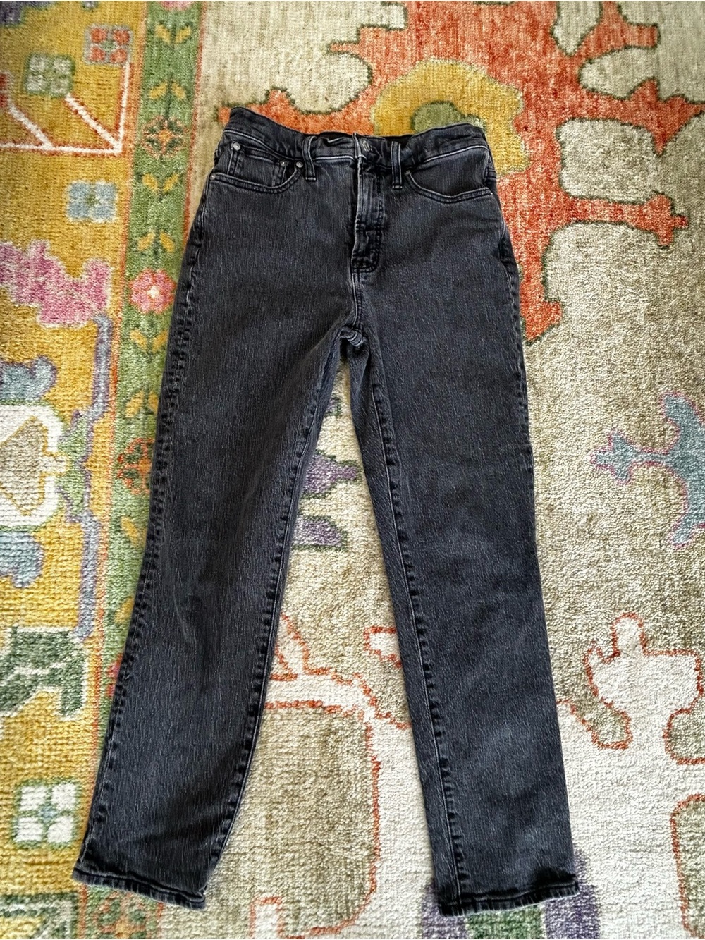 Madewell The Perfect Vintage Jean in Dark Grey Wash (28)